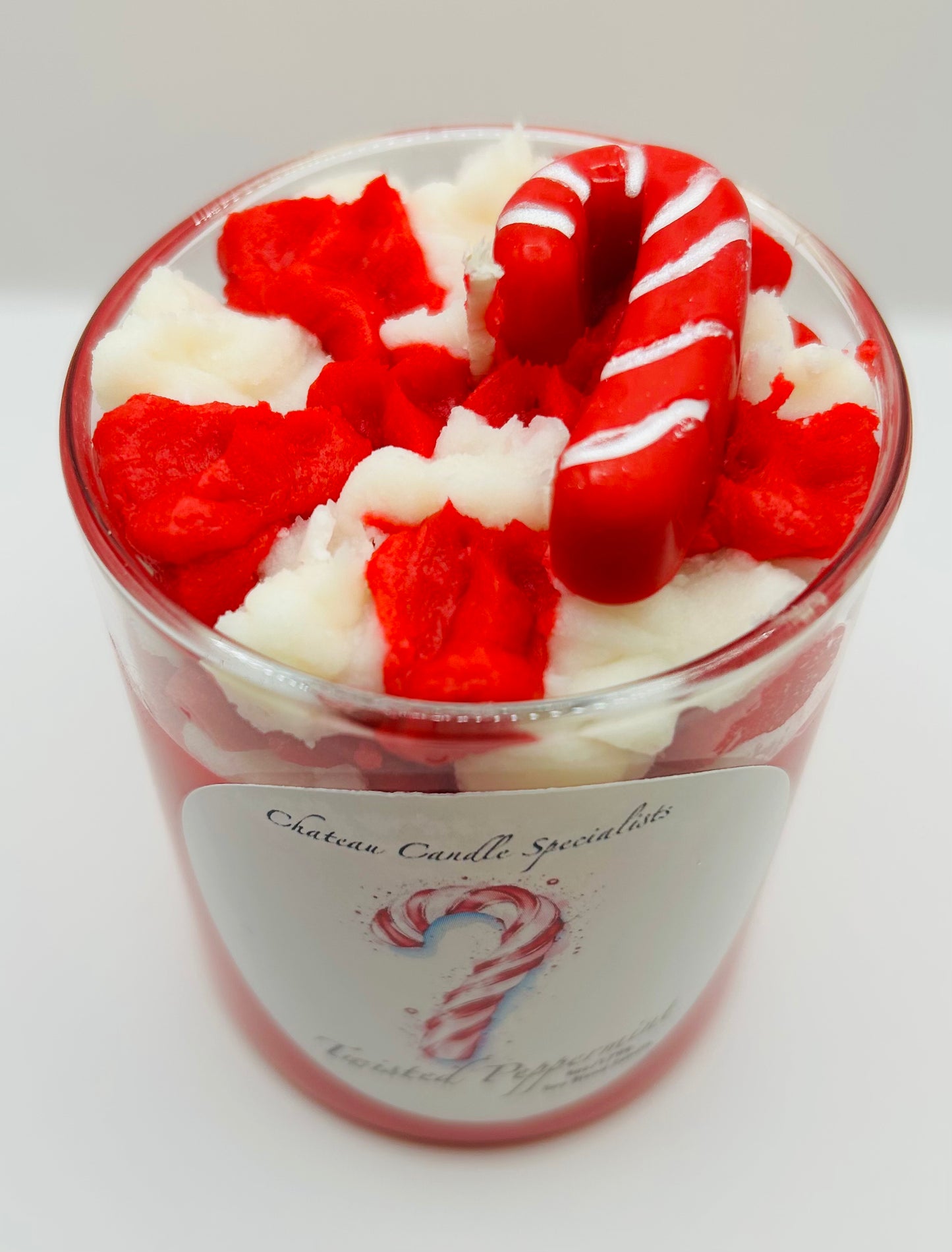 Twisted Peppermint Candle