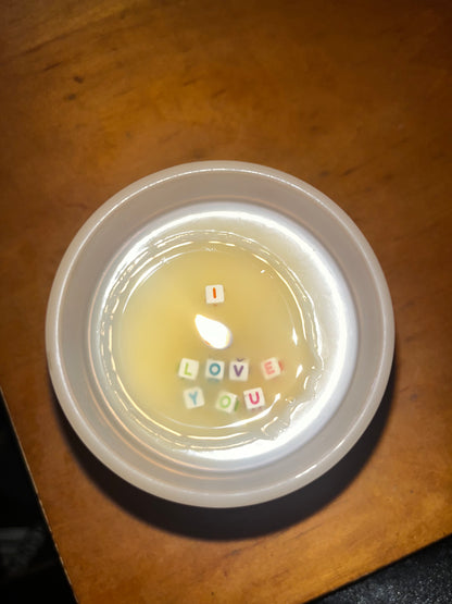 Secret Message Candle