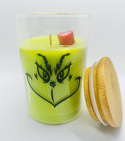 Grinch Candle