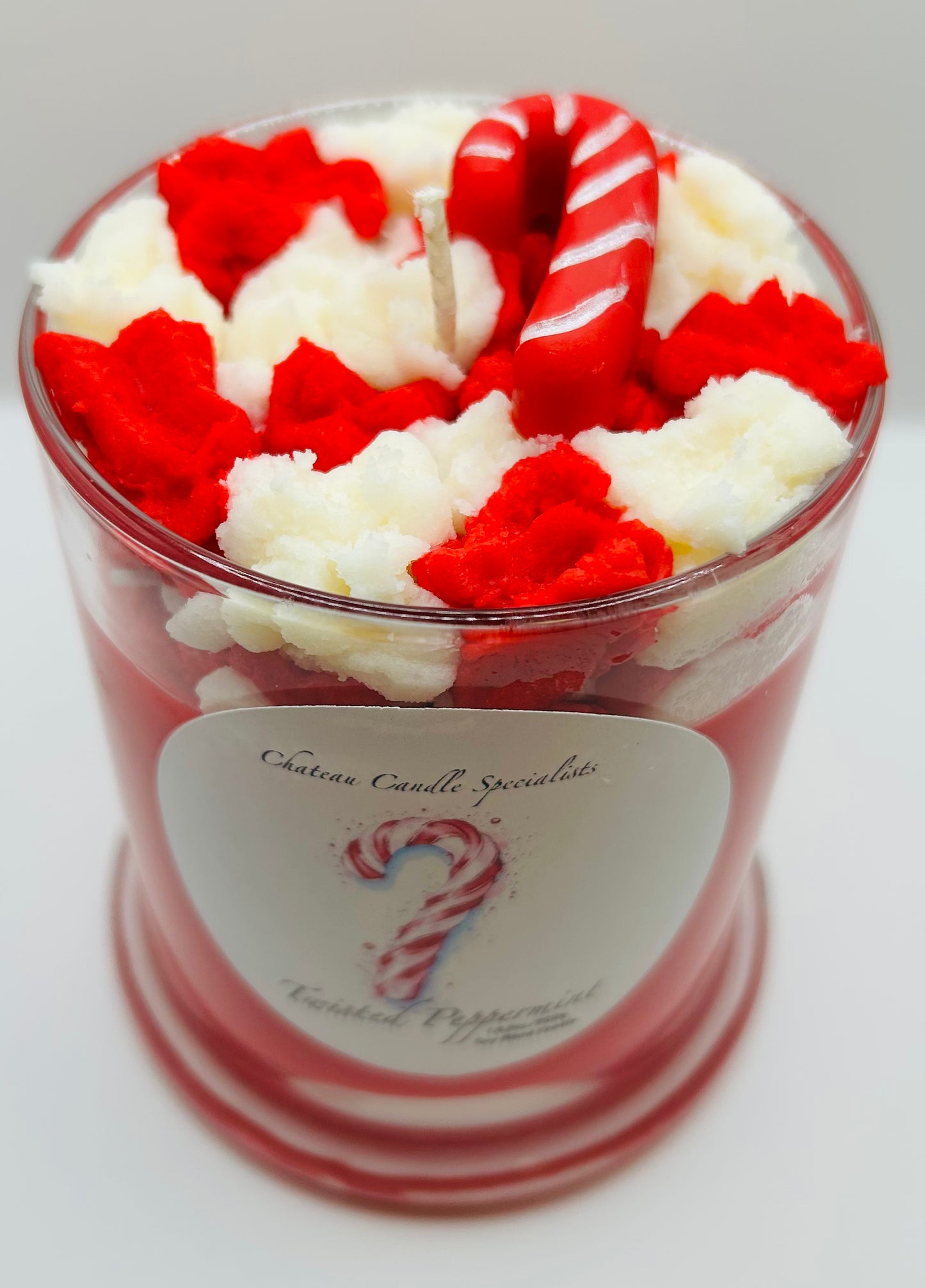 Twisted Peppermint Candle