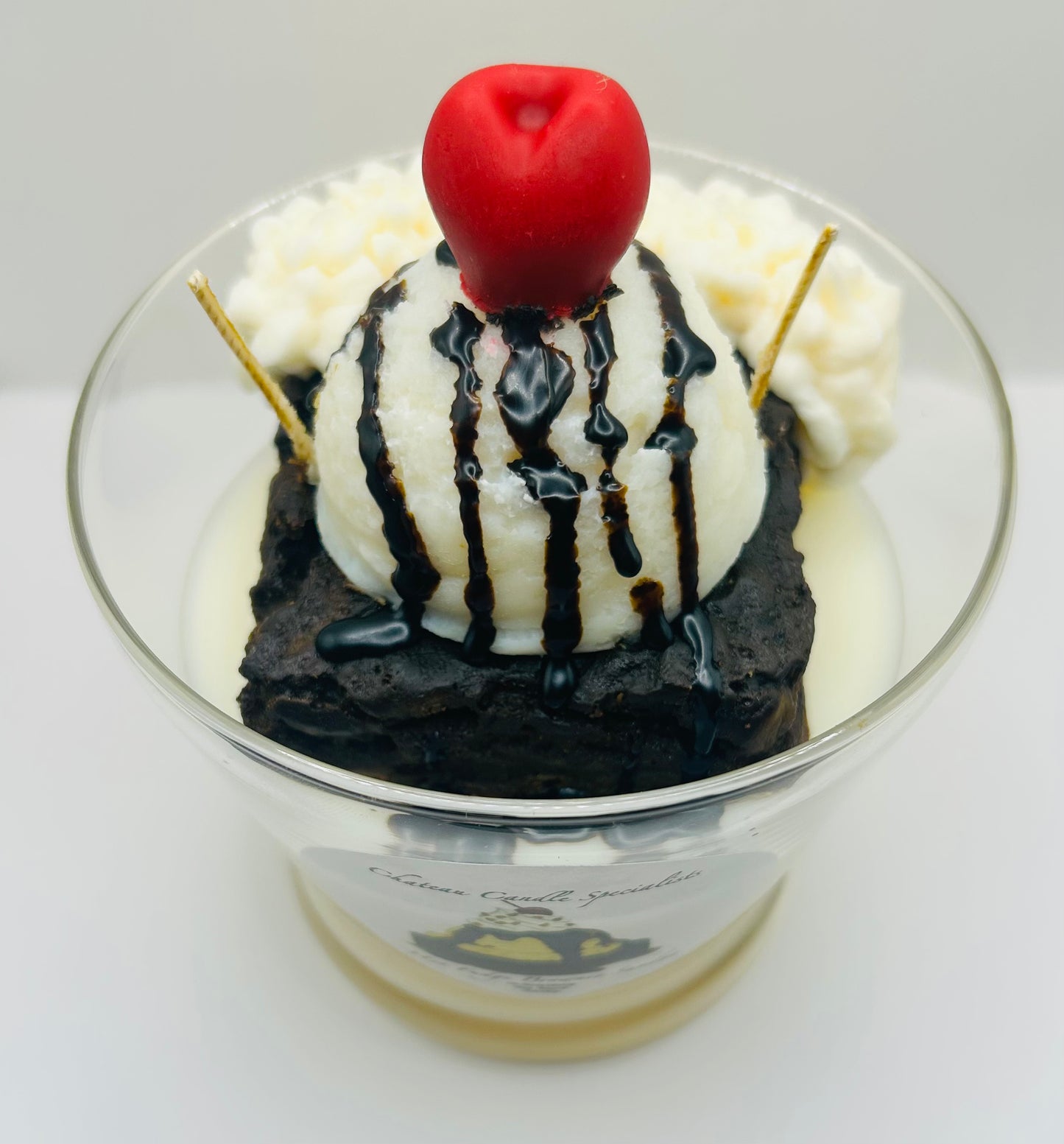 Hot Fudge Brownie Sundae