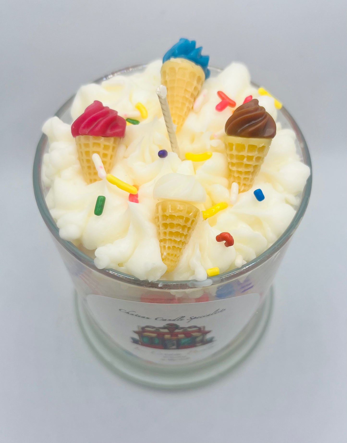 Ice Cream Parlor Candle