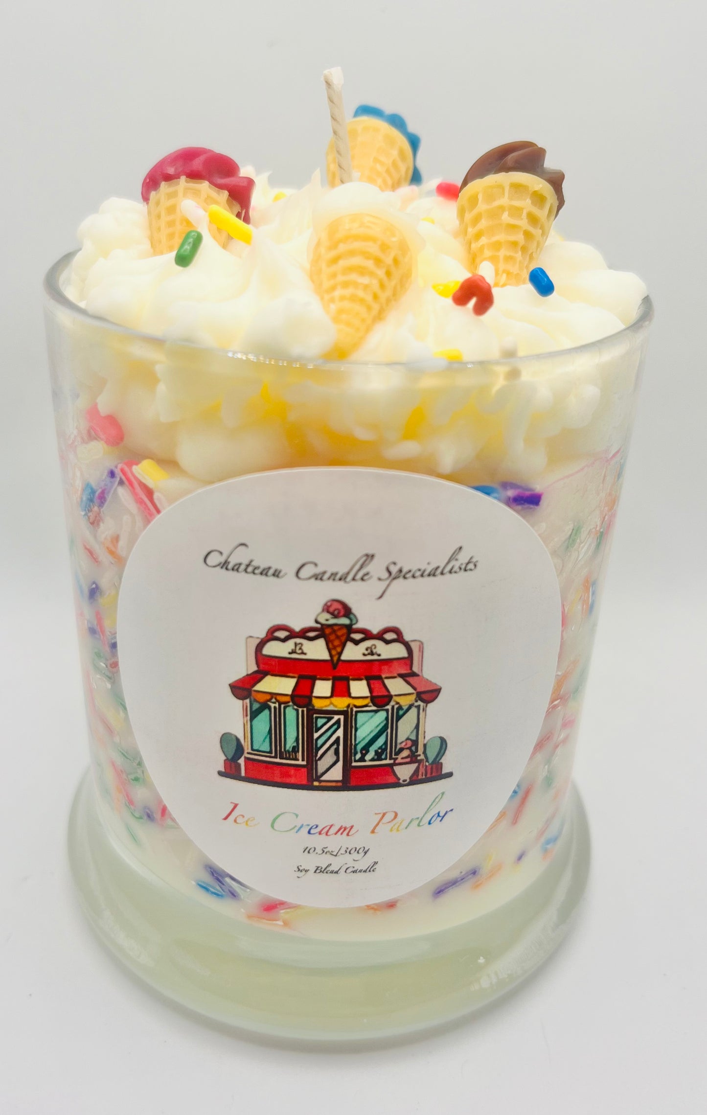 Ice Cream Parlor Candle