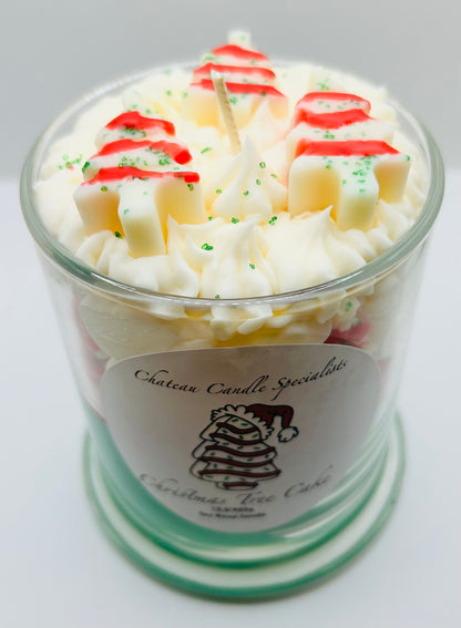 Christmas Tree Cake Candle