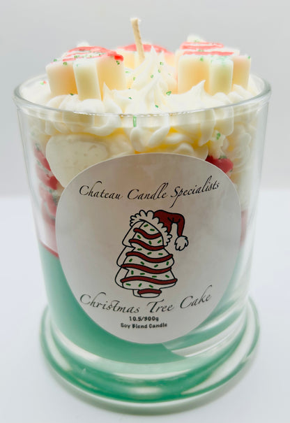Christmas Tree Cake Candle