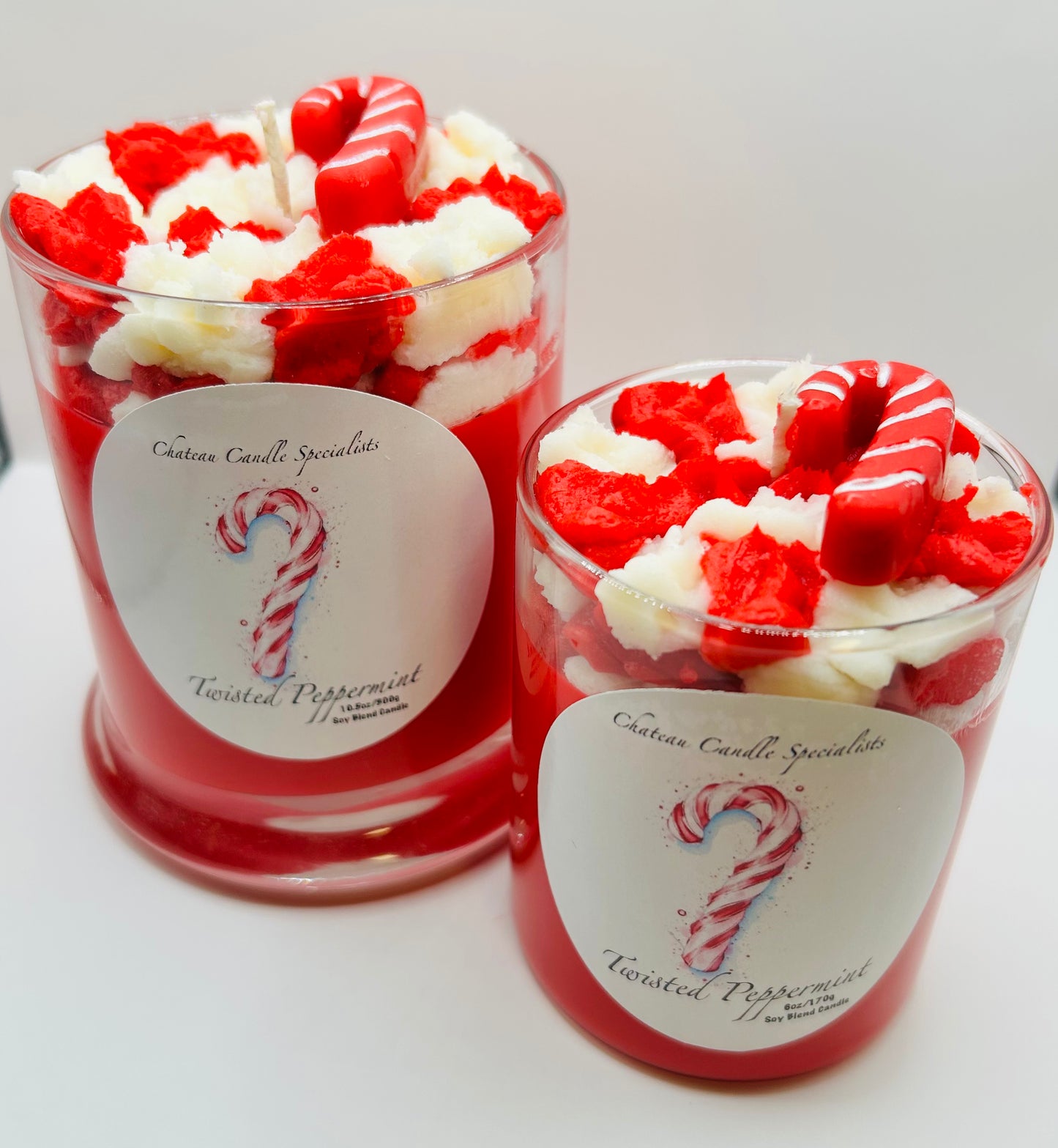 Twisted Peppermint Candle